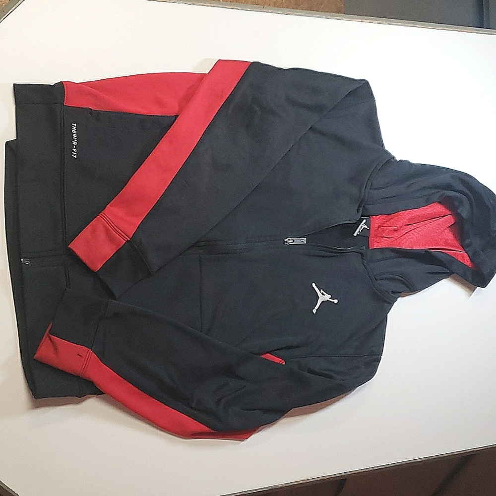 Boys Nike Air Jordan Therma-Fit Full Zip Hoodie
